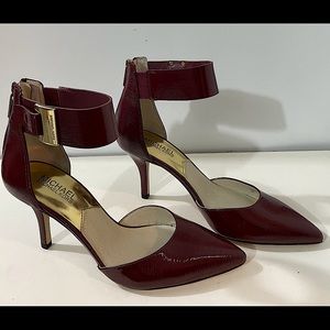 Michael Kors Guiliana Mid Ankle Patent Heel - NEW
